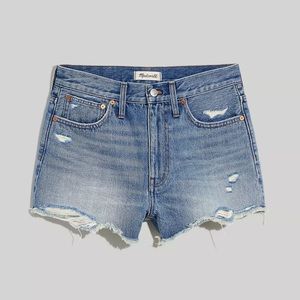Madewell Distressed Denim Jean Shorts